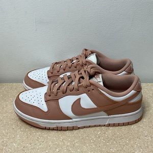 NIKE dunk low “rose whisper” women’s size 8